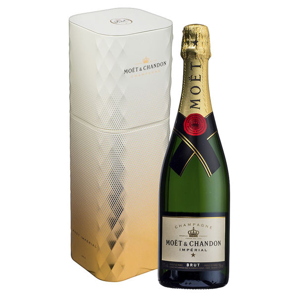 Moët Chandon Imperial Brut decorated with gold glitter - GH Clever